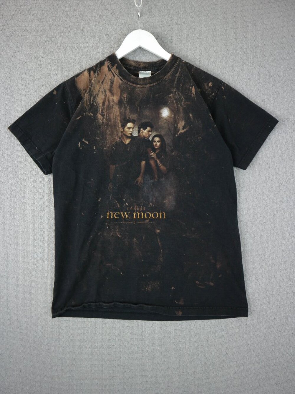 Twilight New Moon Edward Cullen Bella Swan Jacob Black Vintage Tee Large